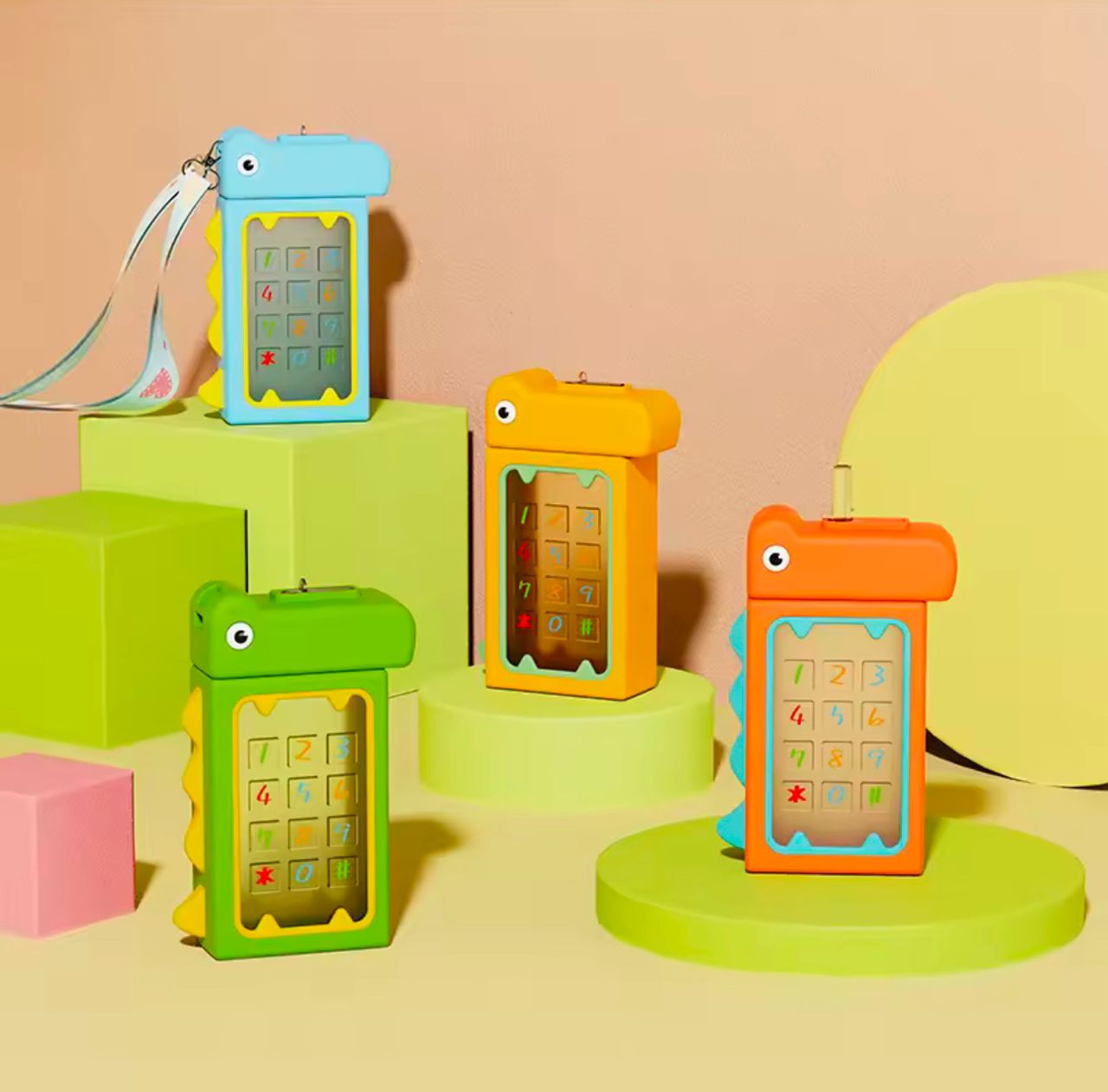 DINO DESIGN WATER BOTTLE FOR KIDS.LEAK PROOF TRITAN BOTTLE WITH STRAP, BPA FREE, NON SPILL, 480ML
