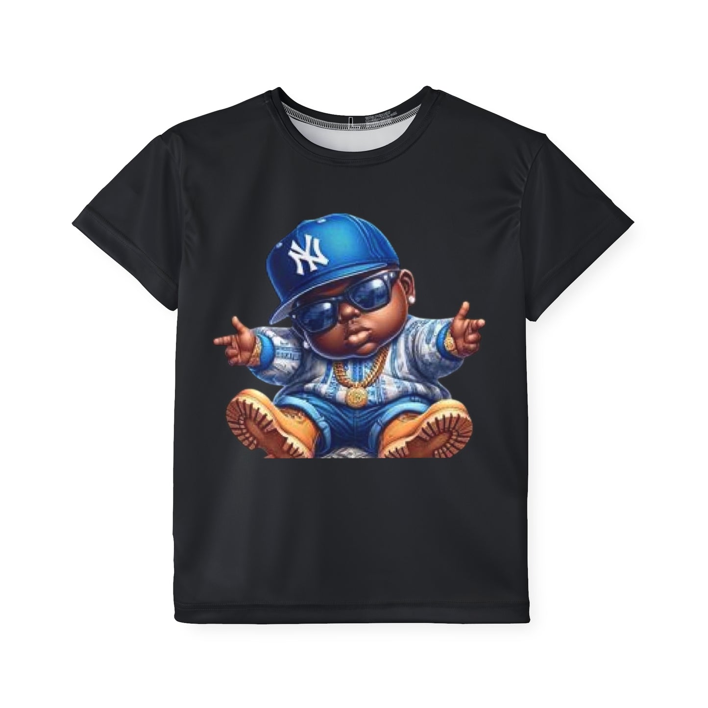 NY CARTOON CHARACTER UNISEX T SHIRTS FOR KIDS