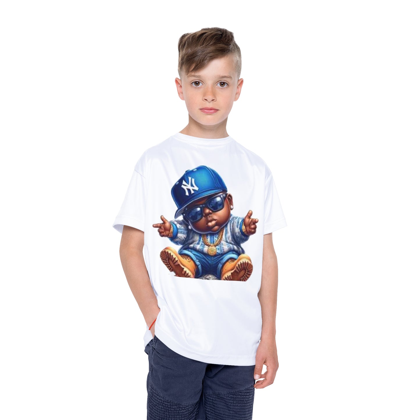 NY CARTOON CHARACTER UNISEX T SHIRTS FOR KIDS