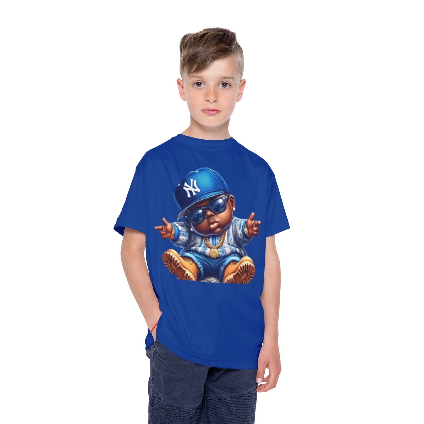 NY CARTOON CHARACTER UNISEX T SHIRTS FOR KIDS