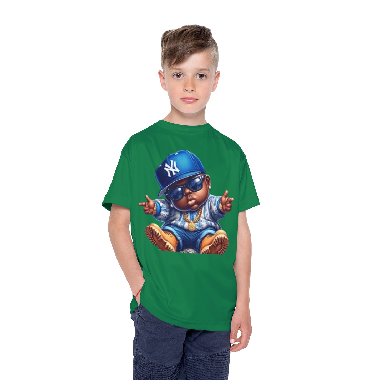 NY CARTOON CHARACTER UNISEX T SHIRTS FOR KIDS