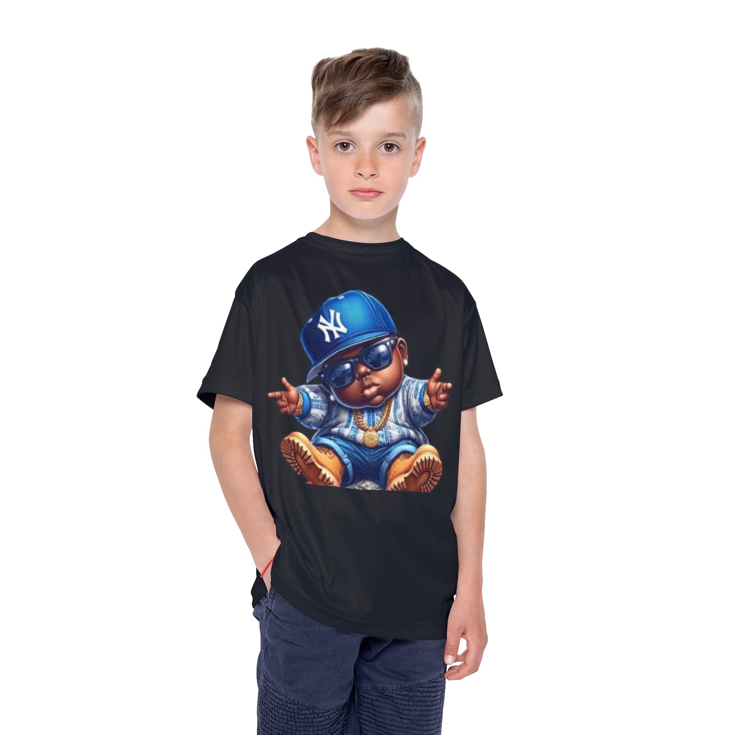 NY CARTOON CHARACTER UNISEX T SHIRTS FOR KIDS